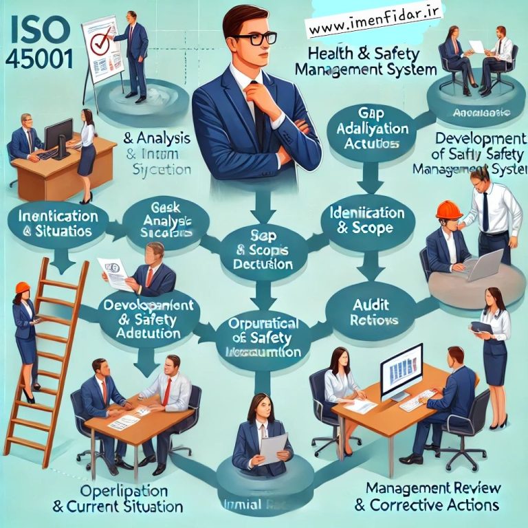 آشنایی با روش و نحوه پیاده سازی استاندارد iso45001 یا مدیریت ایمنی و بهداشت شغلی یا حرفه ای به طور کارآمد و همسو با سازمان